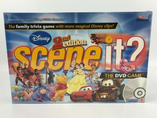 2nd Edition Disney Scene It Dvd Game - Dented Corner On Box