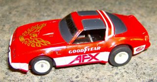 Afx Tomy Red Firebird Trans Am On A Turbo Chassis Ho Slot Car