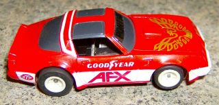 AFX TOMY RED FIREBIRD TRANS AM ON A TURBO CHASSIS HO SLOT CAR 3
