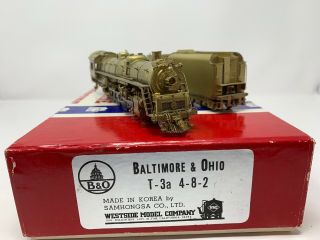 Westside Wsc Baltimore & Ohio B&o T3a 4 - 8 - 2 Unpainted Ho Brass