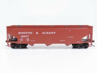 Ho Scale Branchline 12304 B&a Boston & Albany 3 - Bay Hopper W/ Load 25077 Custom