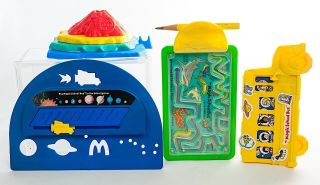 Magic School Bus Toys Mcdonalds 1994 Complete Set Educational: Earth,  Space,  Sea