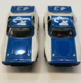 2 - 1970s Aurora Afx Slot Car 43 Richard Petty Plymouth Roadrunner Stocker Blue