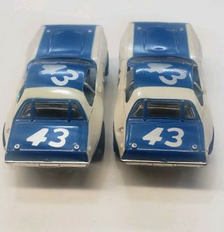 2 - 1970s AURORA AFX SLOT CAR 43 RICHARD PETTY PLYMOUTH ROADRUNNER STOCKER BLUE 2