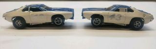 2 - 1970s AURORA AFX SLOT CAR 43 RICHARD PETTY PLYMOUTH ROADRUNNER STOCKER BLUE 3