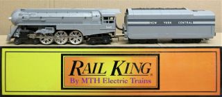 Mth Railking Rk - 1113lp Nyc Dreyfuss Hudson Steam Engine W/ps1 O - Gauge