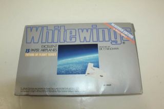 15 Paper Airplane Model Kits White Wing Reserved Edition Includes Instructions