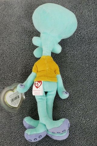 TY Beanie Babies Squidward Plush Spongebob Squarepants 2004 2