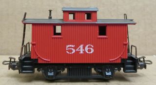 Marklin 4578 546 Red Wood - Sided Caboose Ho - Scale