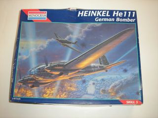 1/48 Monogram Heinkel He 111 German Bomber - Kit 5509