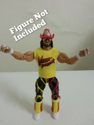 Mattel Elite Wwe Hulk Hogan Macho Man Megapowers Shirt