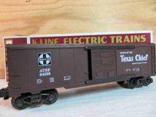 K - Line Train Atsf Santa Fe Texas Chief Map 6 Railroad Freight Box Car 64236