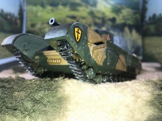 British Churchill Tank Built 1/48 Camouflaged Paint Detailed Ww2 Armor