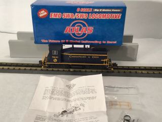 Atlas O 6127 - 1 Chesapeake & Ohio Sw9 Diesel Engine 3 Rail C&o