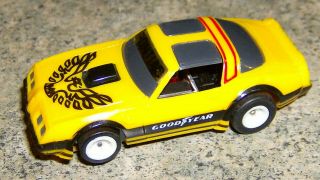 Afx Tomy Yellow Firebird Trans Am On A Turbo Chassis Ho Slot Car
