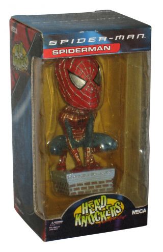 Marvel Spider - Man Neca Head Knockers Mini Bobblehead Toy Figure