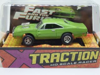 Johnny Lightning X - Traction Dodge Charger Ho Scale Slot Car