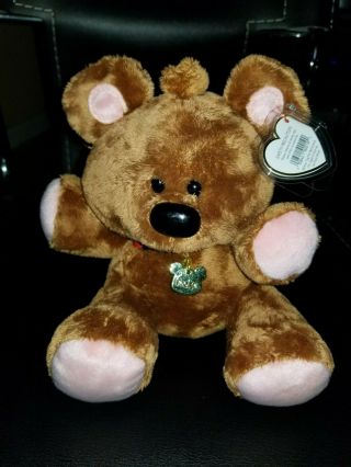 Ty Beanie Baby " Pooky " The 4 " Teddy Bear (garfield)