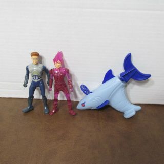 Mcdonalds Action Figures The Adventures Of Shark Boy,  Lava Girl,  Shark Squirter