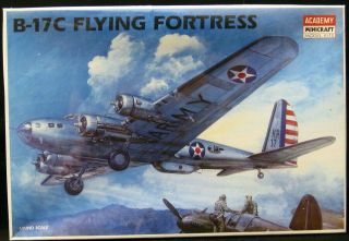 1/72 Academy Minicraft Models Boeing B - 17c Flying Fortress Bomber