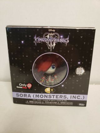 Funko 5 - Star Kingdom Hearts 3 Sora (monsters Inc. ) Us Gamestop Exclusive Nib