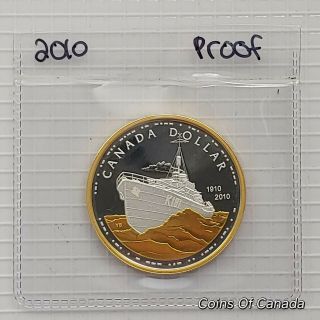 2010 Canada Silver,  Gold Dollar Uncirculated Royal Canadian Navy Coinsofcanada
