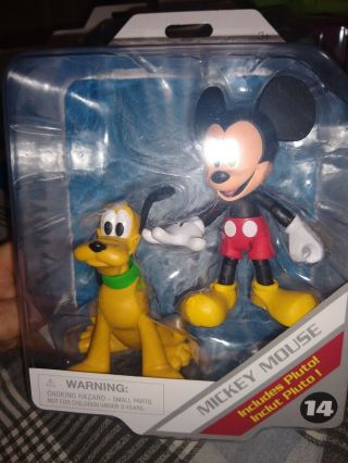 Disney Toybox Series 14 Mickey Mouse And Pluto Action Figure