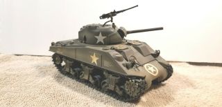 Built 1/32 21st Century Ww2 Us Army M4 Sherman Tank Professionally Built