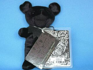 Grateful Dead Black Peter Limited Edition Liquid Blue Beanie Bears W/ Tags