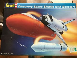 Revell Discovery Space Shuttle With Boosters 4544,  1:144 From 1988