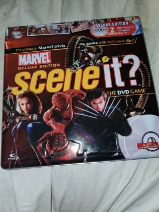 Marvel Deluxe Edition Scene It The Dvd Game Trivia Game 100 Complete