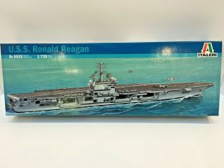 Italeri 2004 U.  S.  S.  Ronald Reagan Model Kit Ship Unassembled 1:72 Italy