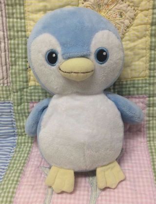 Ty Pluffies Blue White Petey The Penguin Plush Stuffed Toy