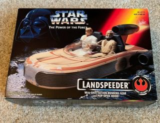 1995 Kenner Star Wars Power Of The Force Landspeeder Vehicle Potf