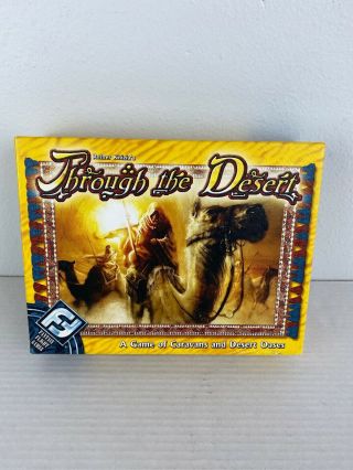 Through The Desert Board Game Reiner Knizia Fantasy Flight Games 2 - 5 Complete