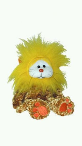 Courage The Lion Bear Beanie Kid Retired Premier Exclusive Limited Edition