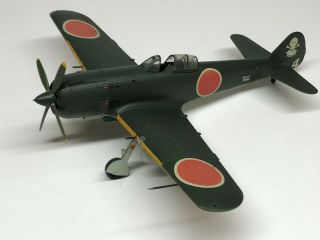 Nakajima Ki - 84 Hayate " Frank ",  1/48,  Built & Finished For Display,  Fine.