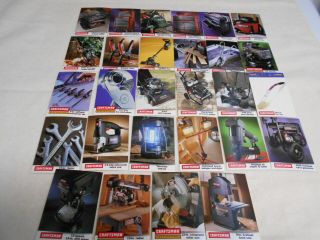 Craftsman Tools Collectors Trading Cards 1999 [lot Of 60]