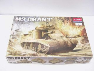 1/35 Academy British M3 Grant Ww2 Tank Plastic Scale Model Kit Parts