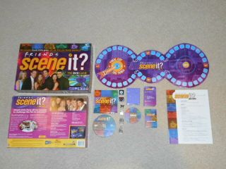 Friends Scene It? The Dvd Board Game 2005 Mattel 100 Complete Central Perk