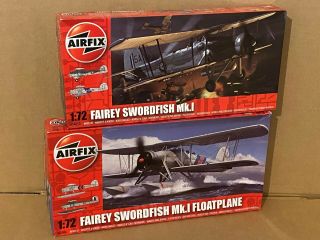Airfix 1/72 Fairey Swordfish Kits X 2,  Contents