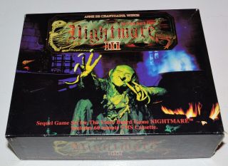 Nightmare Iii 3 Vhs Video Board Game - Anne De Chantraine Witch - 100 Complete