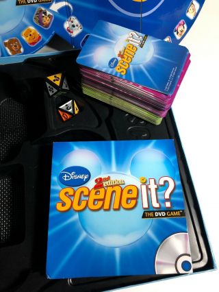 Disney Scene It? 2nd Edition DVD Board Game 2007 COMPLETE Kids Adult 3