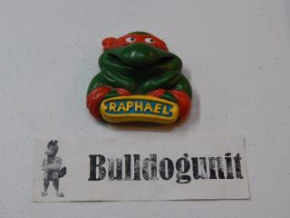 Raphael Rad Badge Burger King Teenage Mutant Ninja Turtles Toy 1989 Toothbrush