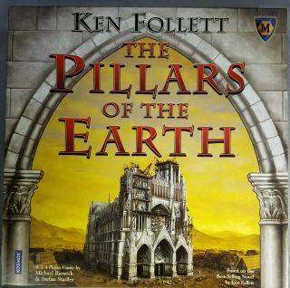 The Pillars Of The Earth Board Game - Ken Follett - Kosmos Mayfair 2007 Complete