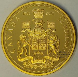 2017 - 1967 Canada Silver Proof Centennial 20 Dollar