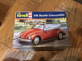 Revell Vw Beetle Convertible 1/25 Factory Components Model Kit No 85 - 2579