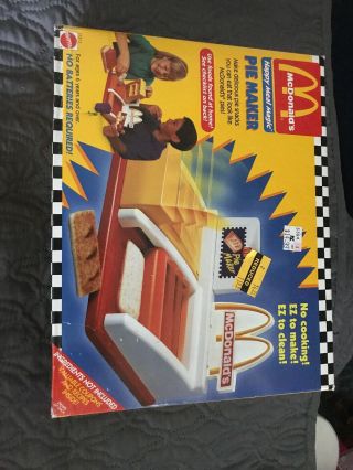Vintage 1993 Mcdonalds Happy Meal Magic Pie Maker Mattel