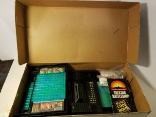 Electronic Talking Battleship Game Tested/Complete Milton Bradley 1989 1 2