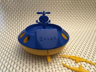 1970s Quaker Quisp Flying Saucer Ufo Cereal Premuim Vintage Toy